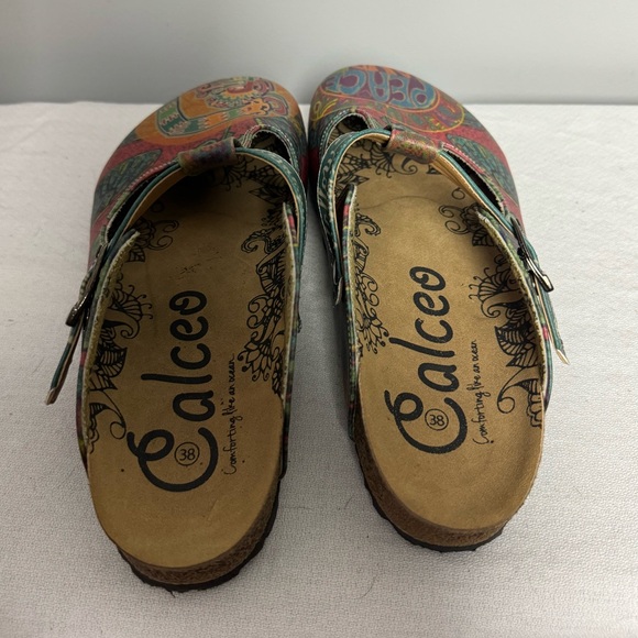 Calceo‎ Peace and Love Clogs Size 38 (US 7.5) - Picture 10 of 10